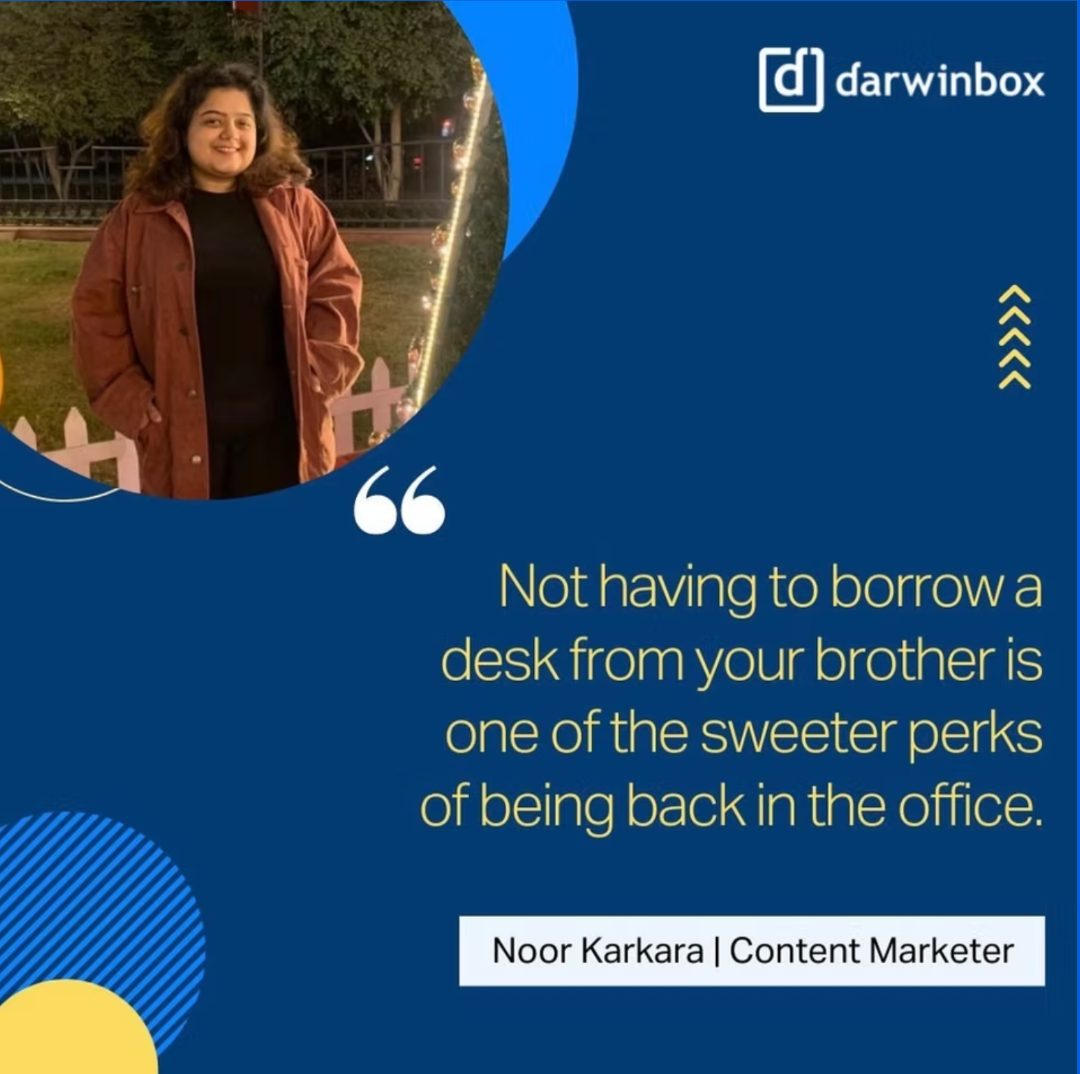Darwinbox — employee quote card